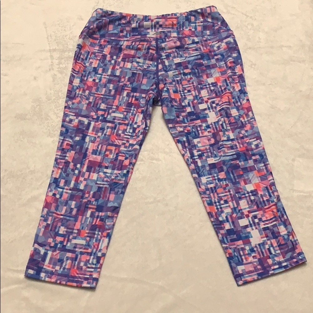 Geometrical crop leggings